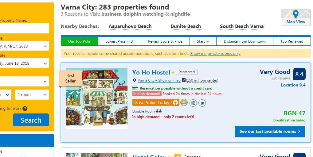 Yo Ho Hostel Varna Extérieur photo